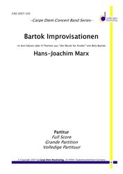 Bartok Improvisationen für Blasorchester 