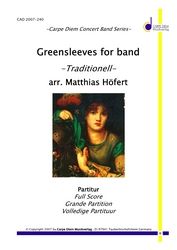 Greensleeves For band 