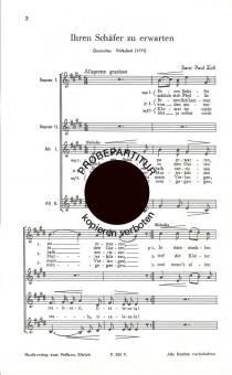 Ihren Schäfer zu erwarte 