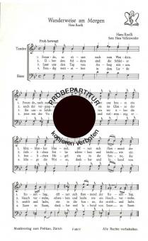 Wanderweise am Morgen 