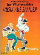Zwei Gitarren spielen Musik aus Spanien 