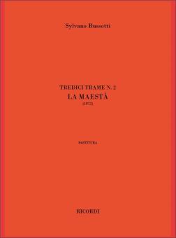 La Maesta'. Tredici Trame N. 2 