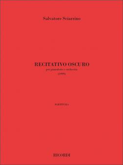 Recitativo Oscuro, per Pianoforte E Orchestra (199 