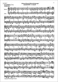 Doppelkonzert F-Dur für Maultrommel, Flöte und Zupforchester 