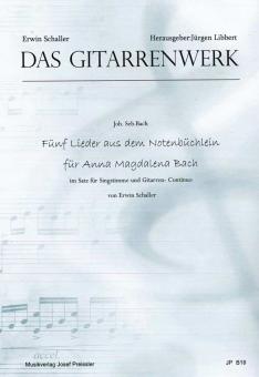 5 Lieder aus dem Notenbüchlein für Anna Magdalena Bach 