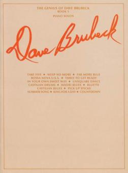 The Genius of Dave Brubeck Book 1 Piano Solos 