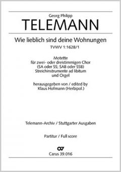 Wie lieblich sind deine Wohnungen 