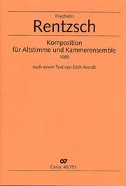Komposition für Altstimme und Kammerensemble 