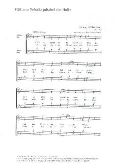 Füllt mit Schalle jubelnd die Halle 