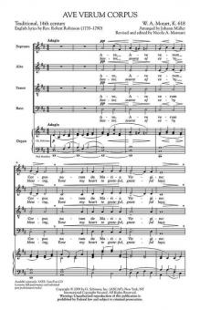 Ave Verum Corpus 