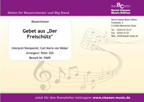 Gebet aus 'Der Freischütz' 