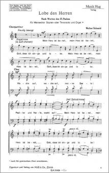 Lobe den Herrn 