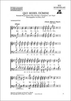 Qui sedes domine 