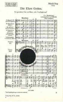 Die Ehre Gottes aus der Natur C-Dur op. 48 Nr. 4 