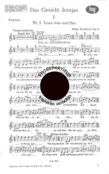 Gesicht Jesajas op. 41 