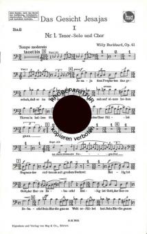 Gesicht Jesajas op. 41 