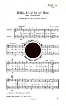 Heilig heilig ist der Herr 