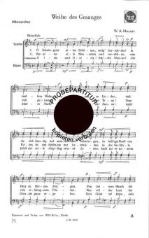 Weihe des Gesanges 