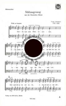 Schlussgesang 