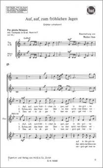 Auf auf zum fröhlichen Jagen 