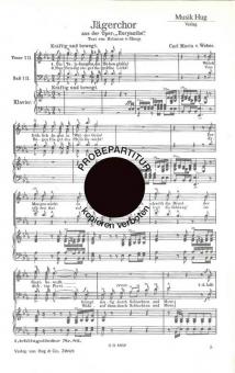 Jägerchor aus Euryanthe 