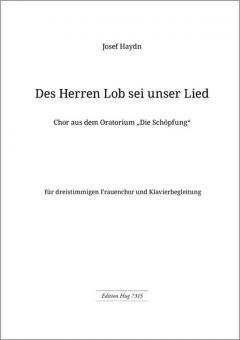 Des Herrn Lob sei unser 