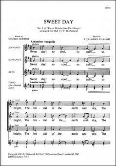 3 Elizabethan Part Songs: 1 A Sweet Day 