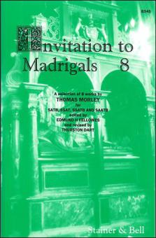 Invitation To Madrigals Book 8 