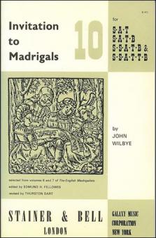 Invitation To Madrigals Book 10 