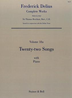 Twenty-Two Songs With Piano 