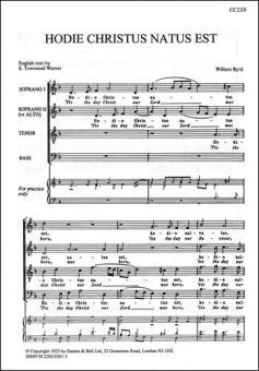 Hodie Christus Natus Est 