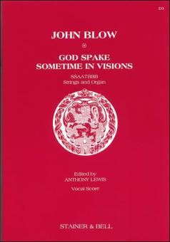 God Spake Sometimes In Visions 