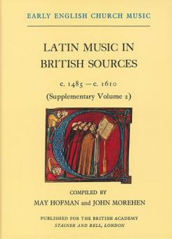 Latin Music In British Sources C.1485-1610 
