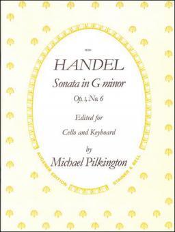 Sonata In G Minor, Op. 1, No 6 
