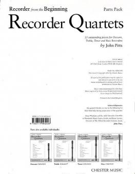 Recorder From The Beginning: Recorder Quartets 