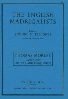 Canzonets To Two And Three Voices 