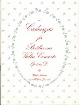 Cadenzas For Violin Concerto In D 