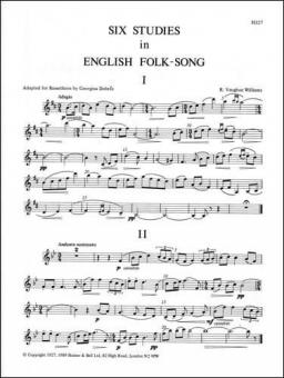 Six Studies in English Folk Song 
