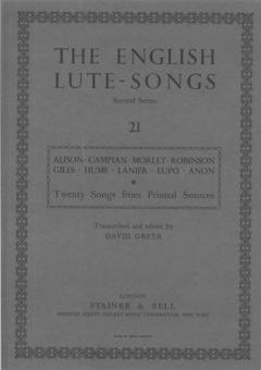 Twenty Songs from Printed Sources 