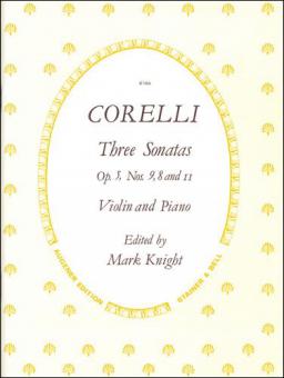 Sonatas, Op. 5 With Keyboard Nos 8, 9 And 11 