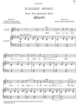 The Faery Song 