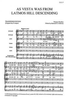 As Vesta Was From Latmos Hill Descending 