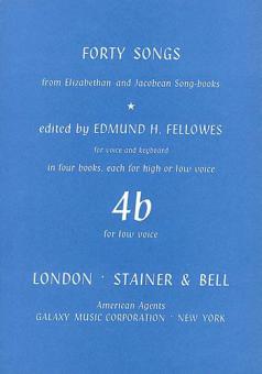 Elizabethan and Jacobean Songs 