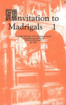 Invitation To Madrigals Book 1 