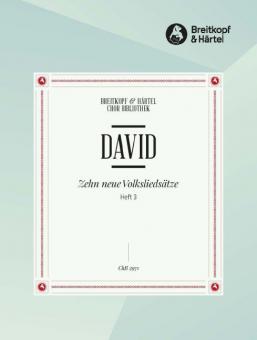 10 neue Volksliedsätze 3 