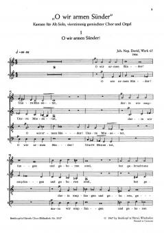 O armen Sünder Wk 65 