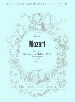 Klavierkonzert D-Dur KV 537 