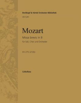Missa brevis in B-Dur KV 275 (272b) für Soli, Chor und Orchester 