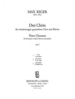3 Chöre op. 6 