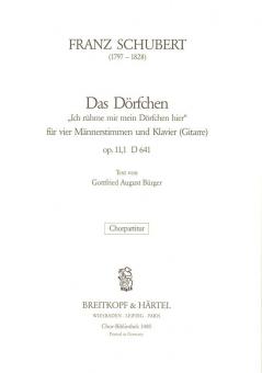 Das Dörfchen op. 11/1 D 641 